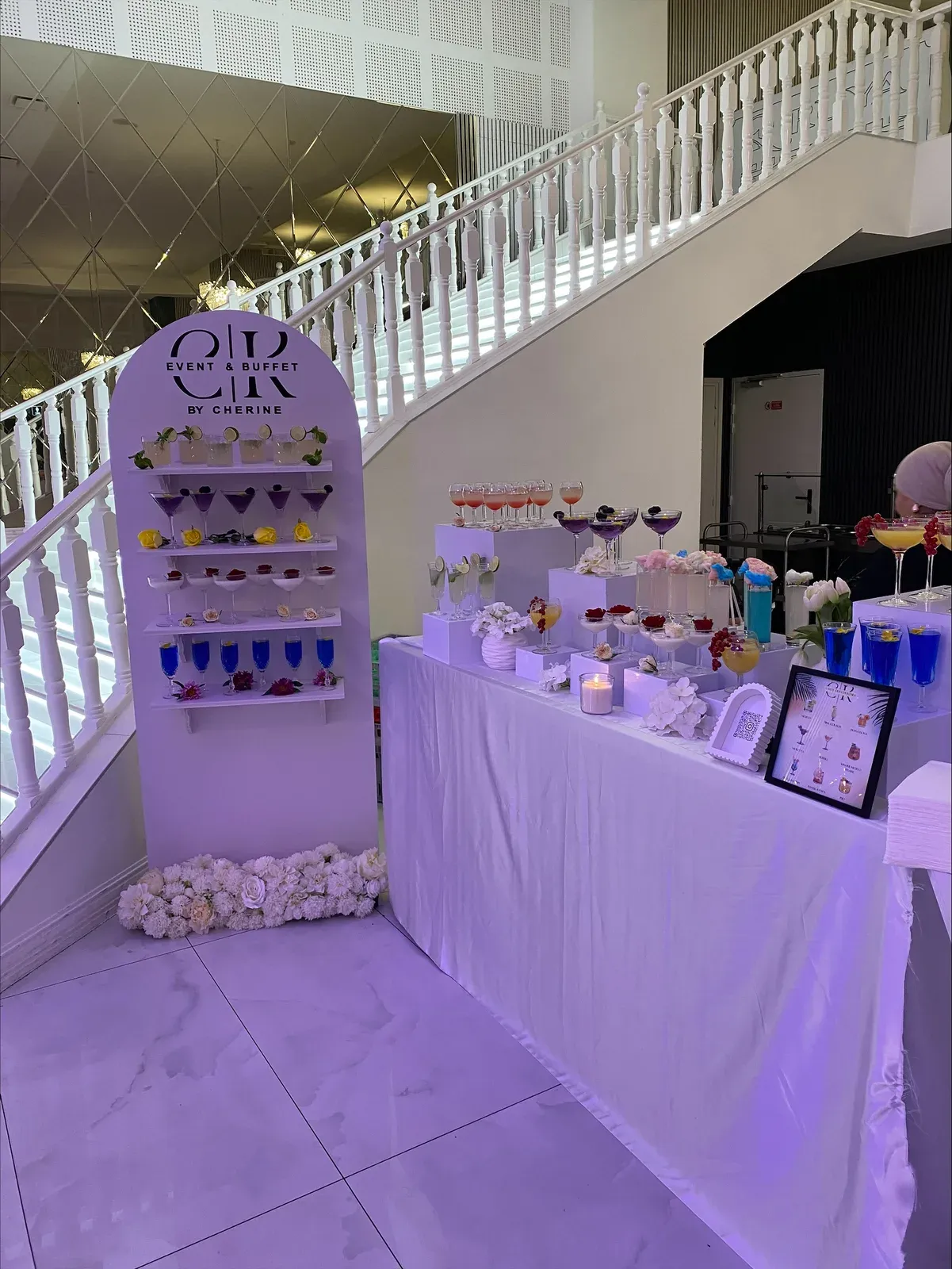 Bar cocktails sans alcool décoré par CK Event