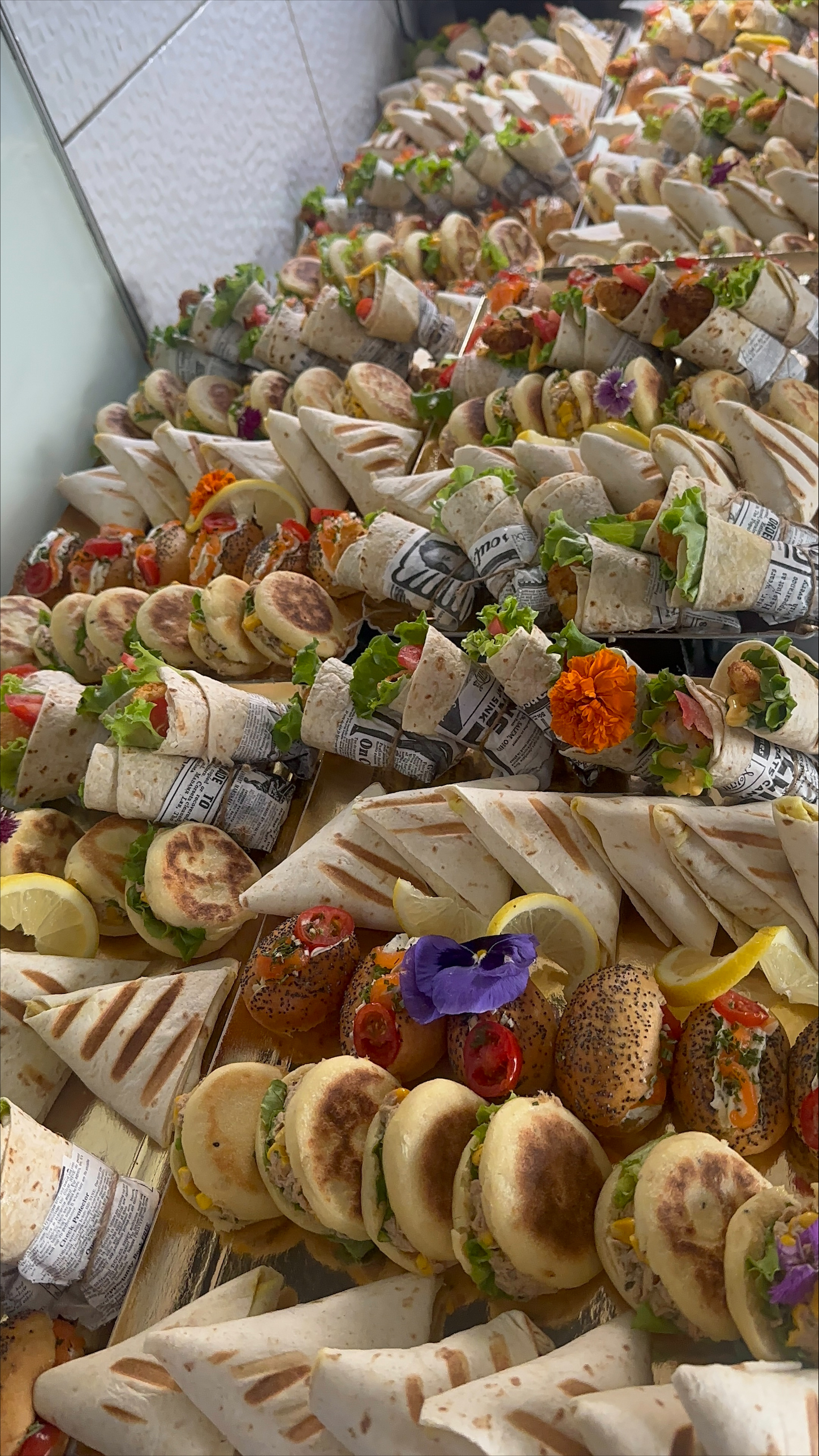 Stand buffet froid séminaire Lyon